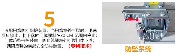 防爆提升门的6大精工系统