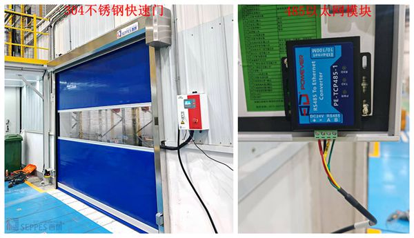防爆快速门与以太网模块